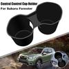 Cup Holder Storage Box Tpe For Subaru Forester Shock-absorbing Central Armrest Cup Tray Tidying Silicone Cup Mat Left-hand R1n2
