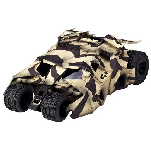 SFX Revoltech 043EX Batman Begins The Dark Knight The Dark Knight Rises Batmobile Tumbler Camouflage Ver. Non-scale ABS & PVC Pre-painted Action Figur