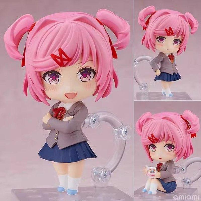 Q Version Anime Girl Figure: Cute, Beautiful, Replaceable Face Toy Ornament - Ideal Birthday Gift