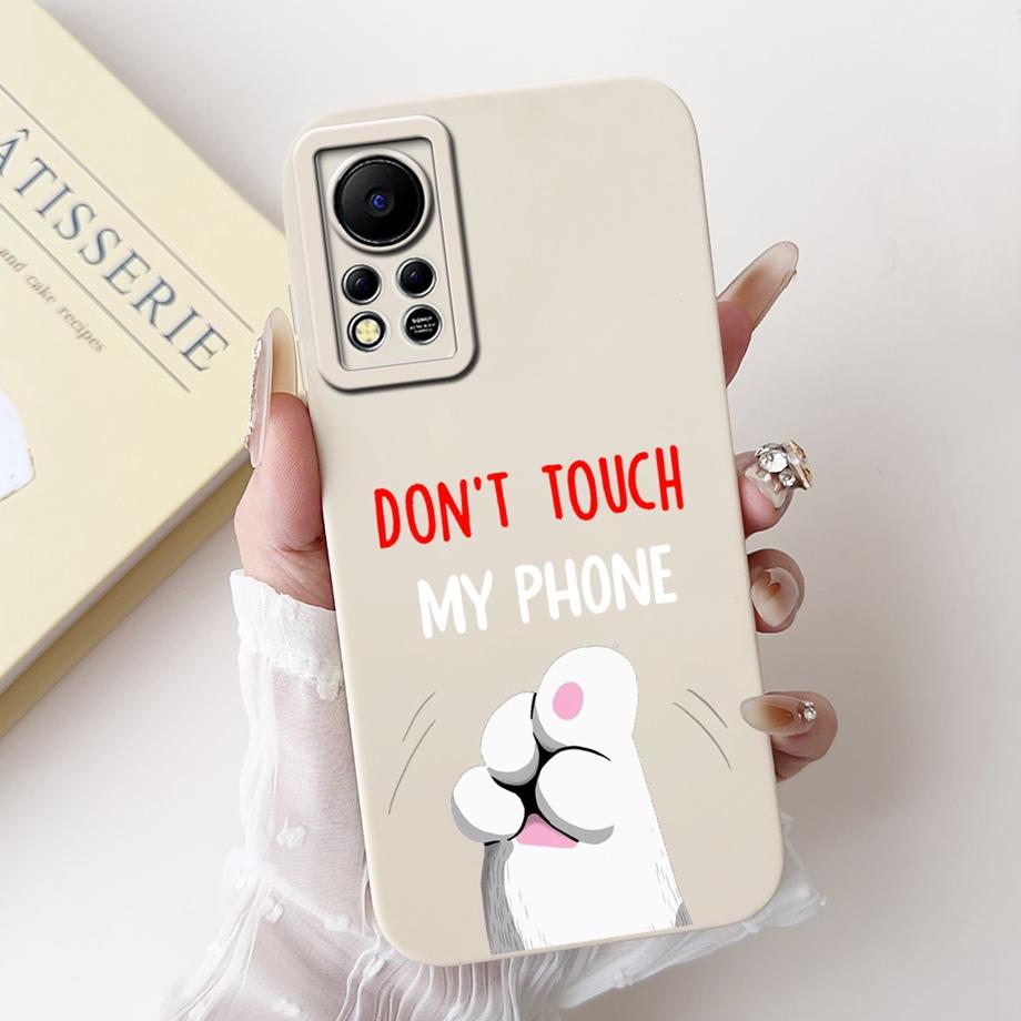 Phone Case for Infinix Hot 11s NFC X6812B Infinix Hot 11s X6812 Protection Cover Soft Liquid Silicone Coque Animals Bumper Shell