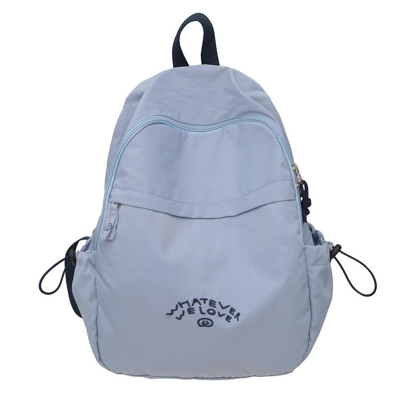 Nylon Canvas Bag Women'S Trendy Fashion Casual Backpack Casual Large Capacity Backpack