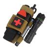 Flashlight Scissors Hanging Bag Outdoor Hiking First Aid Quick Slow Release Buckle Medical Military Tactical Tourniquet Strap