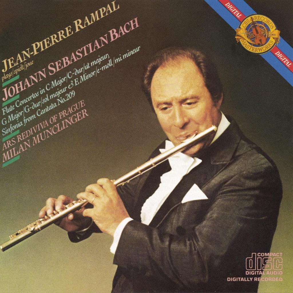 CD БАХ, И.С., РАМПАЛЬ, МЮНШИНГЕР; ARS - 3 Концерта для флейты MK39022 Япония Классика Б/У