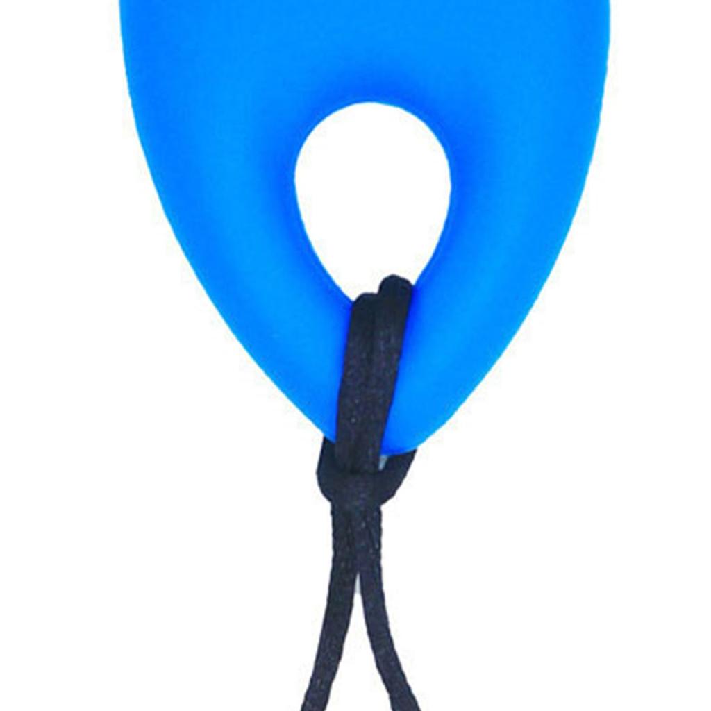 Безопасное изысканное детское жевательное ожерелье, мягкое силиконовое ожерелье в форме капли, сенсорная игрушка для прорезывания зубов