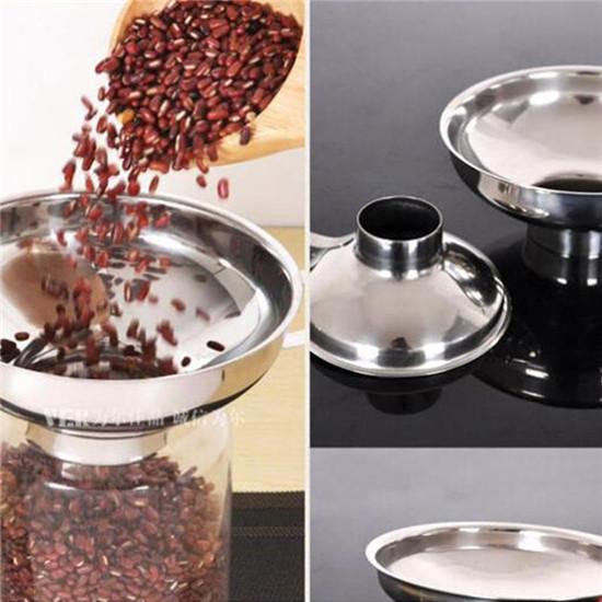 Воронка из нержавеющей стали с отверстием большого диаметра