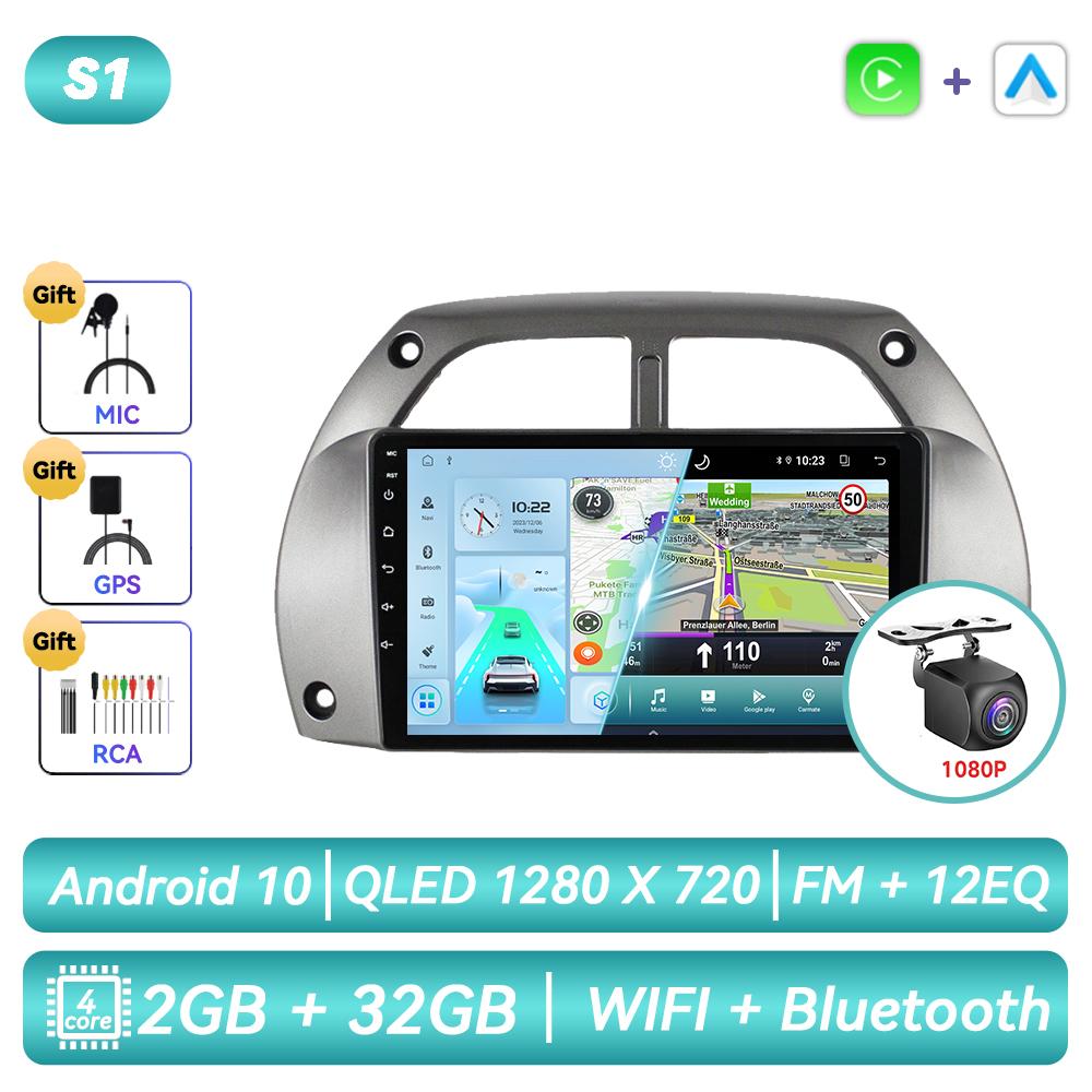 For Toyota Rav 4 RAV4 2001 - 2006 Android Car Radio Multimedia Video Player Navigation GPS Carplay Touch Screen Auto Stereo Intelligent Systems