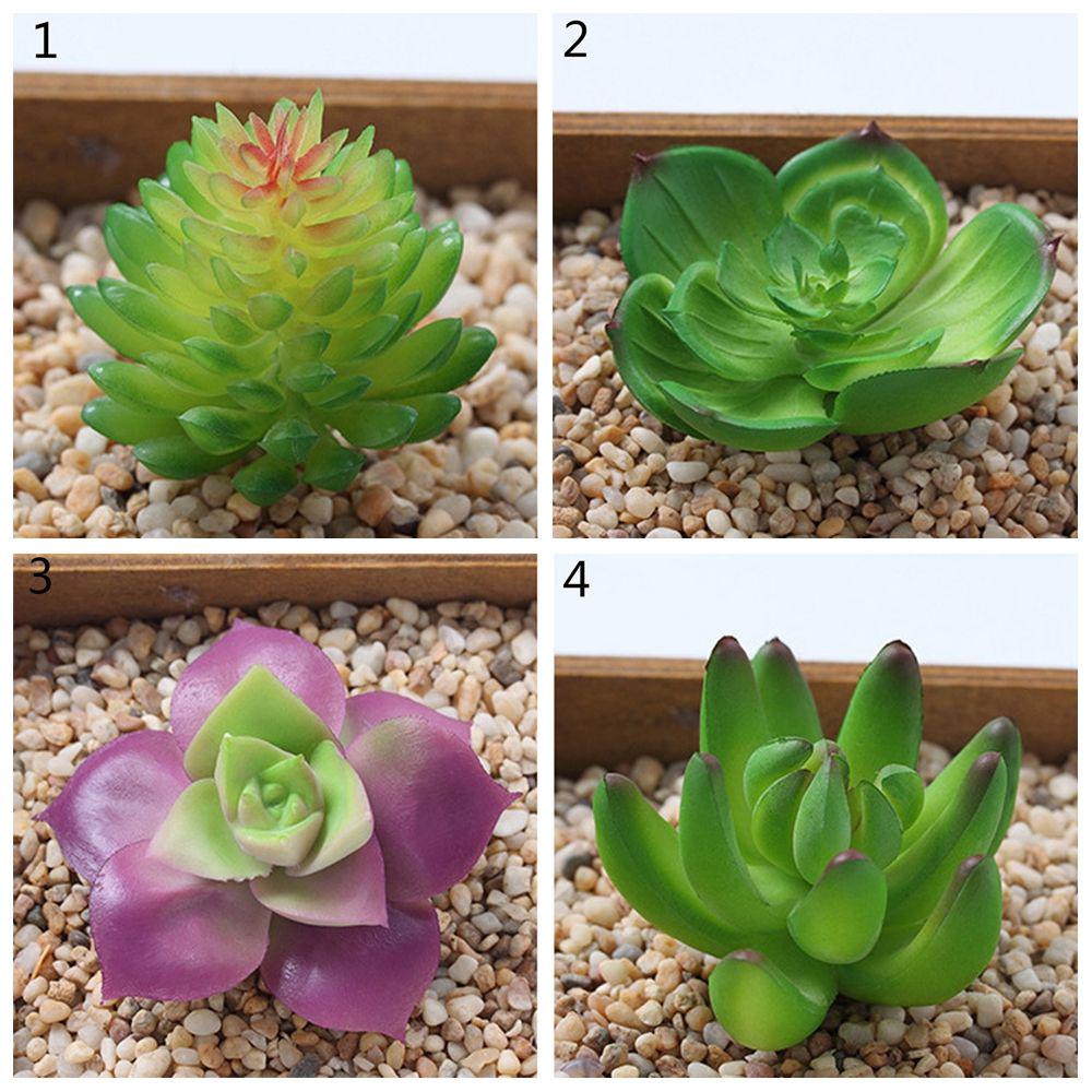 High Quality Home Decor Bonsai Fake Flowers Artificial Plants Succulents Floral Craft