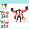 Ben10 Экшн Захватывающая Коллекция Фигурок из 9 Красочных ПВХ Моделей Идеально Подходит Для Игры