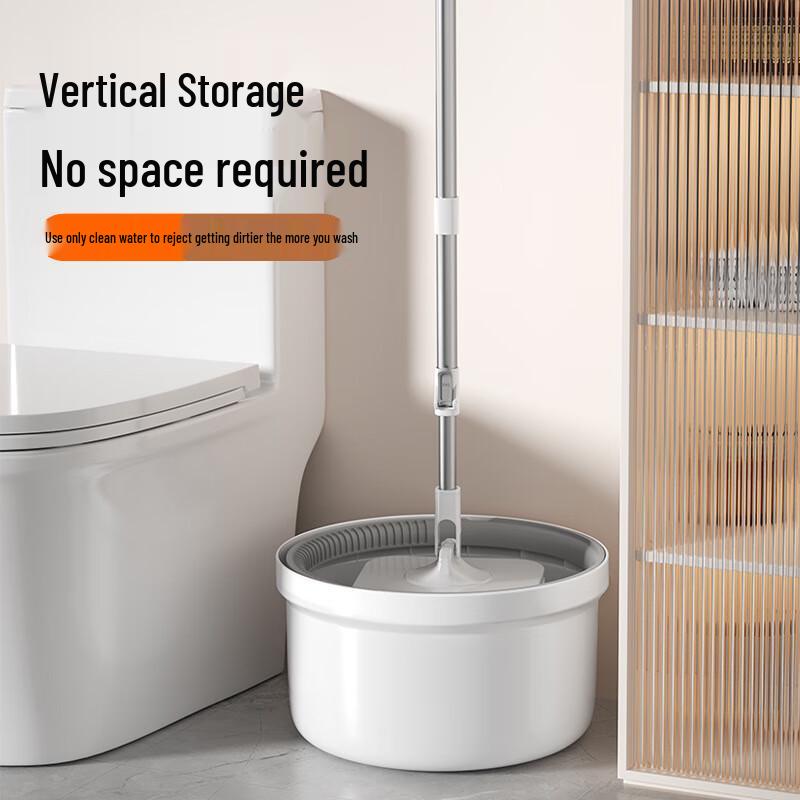 MDNG Clean and Dirty Water Separation Spin Mop Bucket