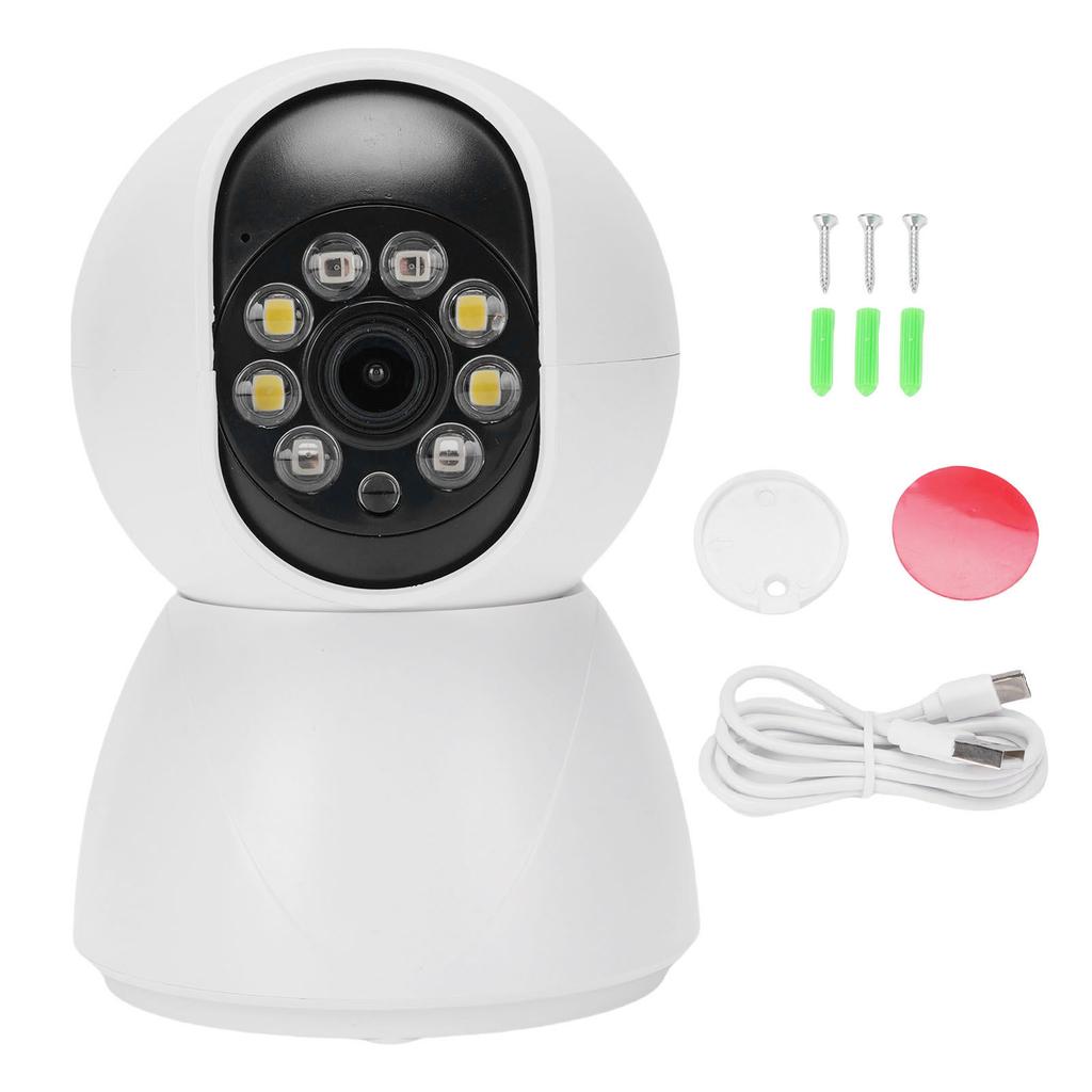 3MP Indoor Security Camera Wifi Pet Camera Human Tracking Phone App Control for Home Support Up to