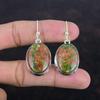 Unakite Earrings Genuine Gemstone Earring 925 Sterling Silver Earring Handmade Jewelry Latest Design Earring Gifts For Wife Wedding Jewelry