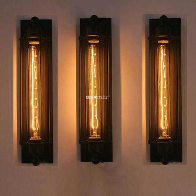 Индустриальный настенный светильник Edison Flute – Ретро кованый светильник для балкона, прохода или парикмахерской