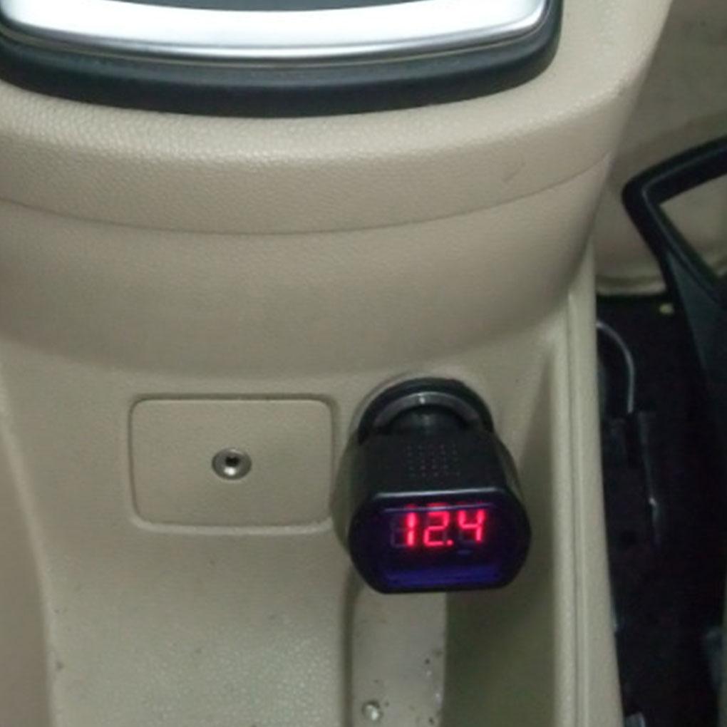 Мини-вольтметр, цифровой монитор, портативный автомобильный тестер напряжения, индикатор, измерительный детектор питания, практичный прибор для автомобиля