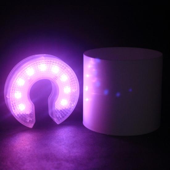 Светодиодная подсветка для гольф-лунки, красочная U-образная лампа для гольф-лунки, светящаяся лампа для тренировки на паттинг-грине во дворе, ночной тренажер для гольф-грина