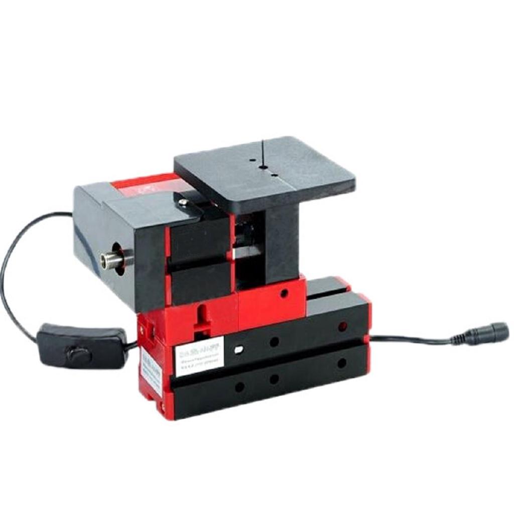 Мини многофункциональный металлический деревообрабатывающий токарный станок 6 в 1 Моторизованный лобзик Шлифовальный станок Сверлильный станок Фрезерный станок Комбинированный станок с ЧПУ DIY инструмент