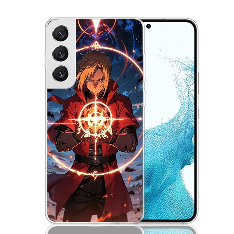 Чехол для телефона с аниме F-ullmetal A-Alchemist для Samsung Galaxy S26 S25 Edge S24 S23 FE S22 Ultra S21 Plus S20 + Fundas Cover Coque G