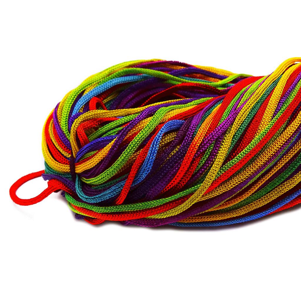 25 ярдов узел нейлоновый плетеный шнур макраме бисер DIY Rattail String Kumihimo