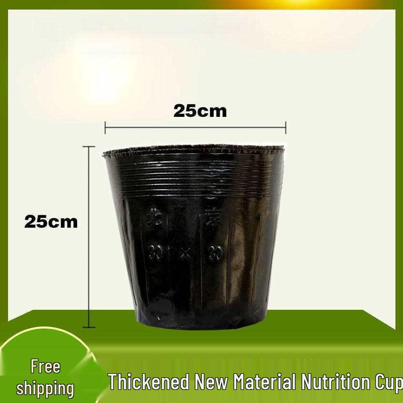 Thickened Plastic Seedling Pot - Large, Disposable, Nutrient-Rich for Agriculture & Flowers