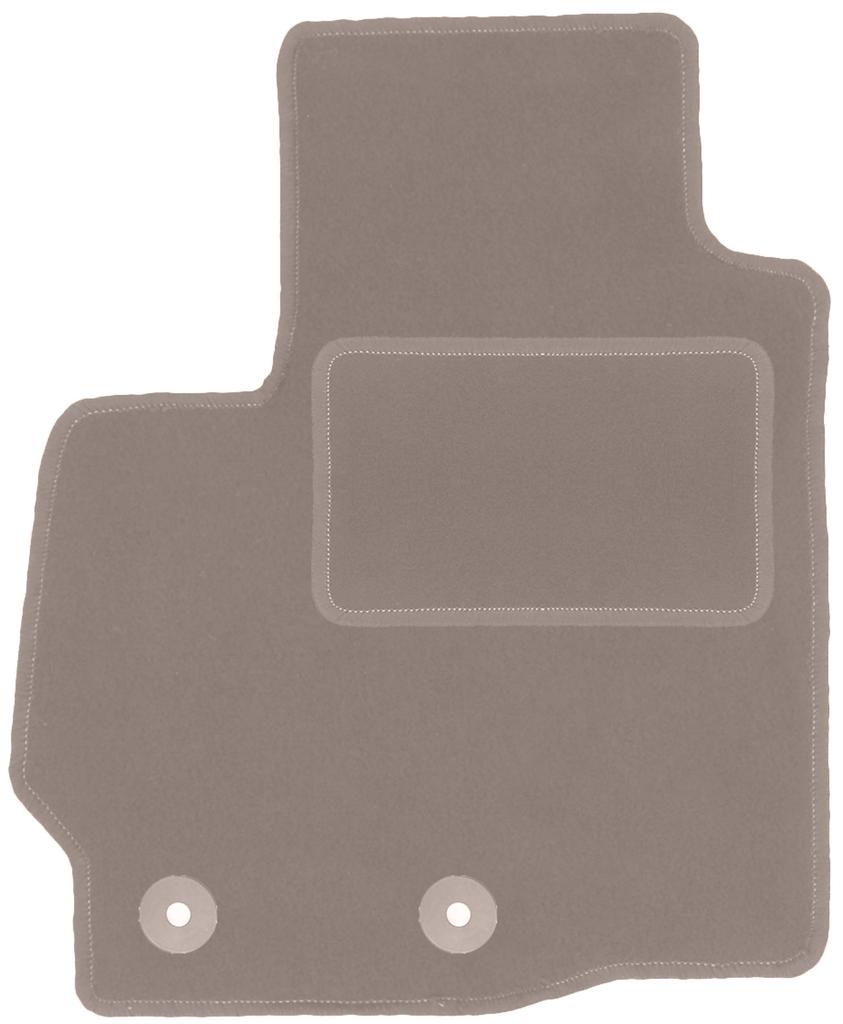 Beige driver's mat for: Citroen C4 Aircross crossover (2012-2017)