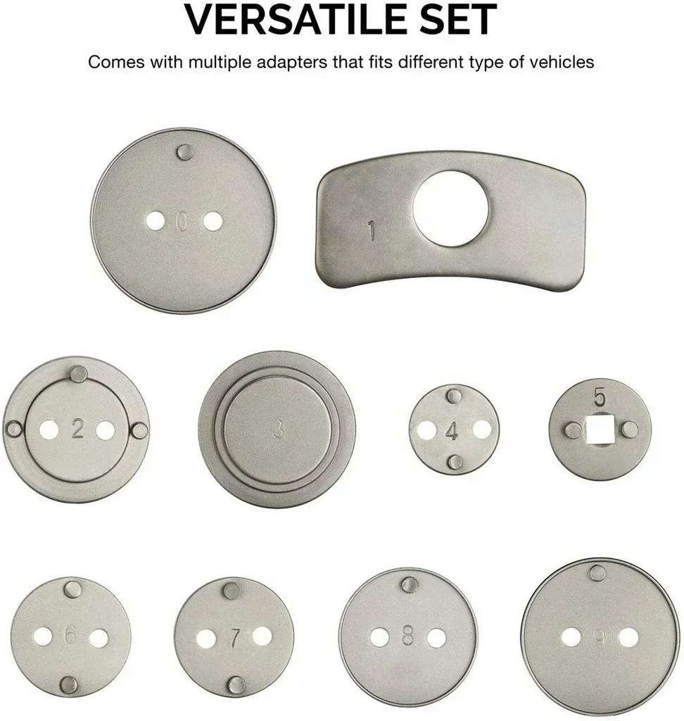 Инструмент для тормозного суппорта Дисковые автомобильные тормозные колодки Комплект автомеханических инструментов Толкатели поршневого компрессора для автомобилей Инструменты для ремонта гаража