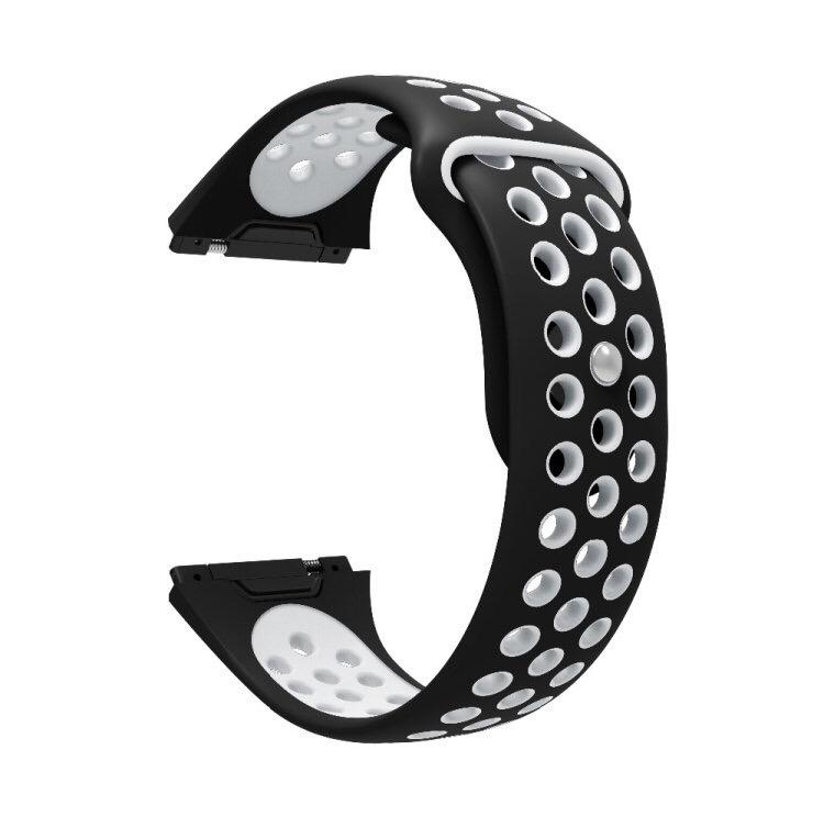 Для Fitbit Ionic Дышащий двухцветный силиконовый ремешок для часов