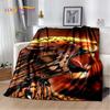 3D Animal Leopard Cheetah Cartoon Beast Soft Plush Blanket,Flannel Blanket Throw Blanket for Living Room Bedroom Bed Sofa Picnic