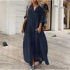 Women's Comfortable Casual Long Shirt Dress