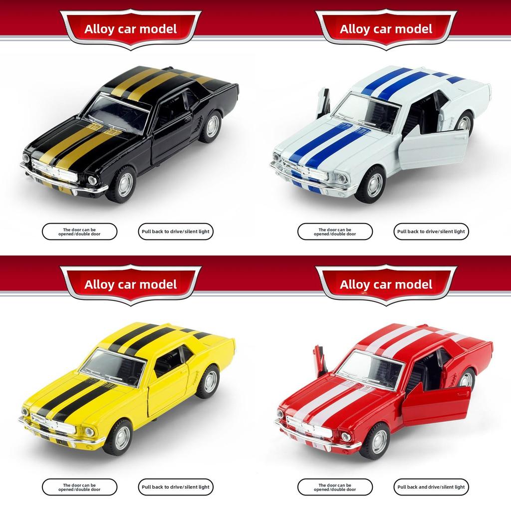 Childrens Alloy Vintage Classic Car Model With Retractable Function For Playroom Decor