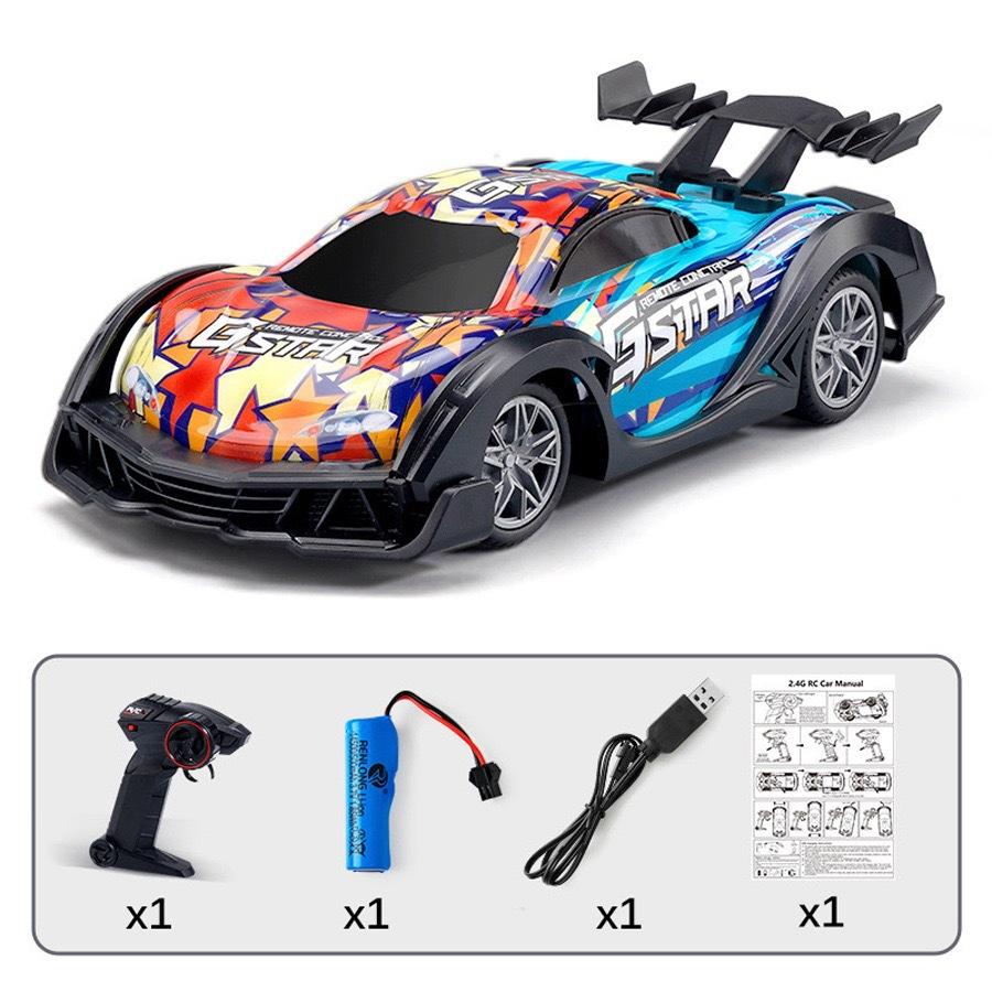 RC радиоуправляемый дрейф гоночный автомобиль модель красочная световая ручка детская электрическая игрушка радиоуправляемый автомобиль