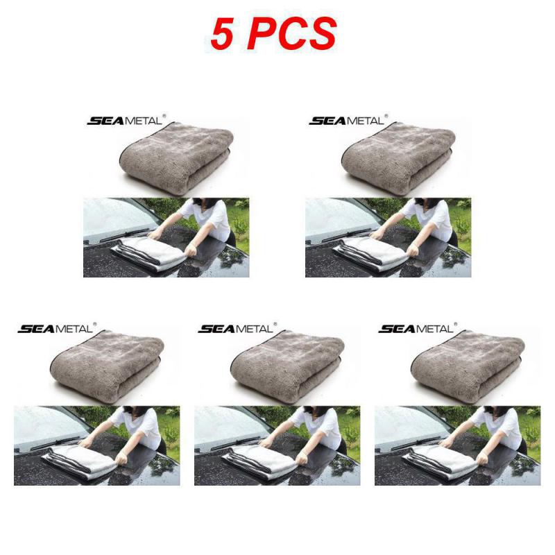 1~10 шт. Микрофибровые полотенца для мытья автомобиля, аксессуары 100X40 см, супер впитывающая салфетка для чистки автомобиля, премиум-полотенце из микрофибры для автомобиля