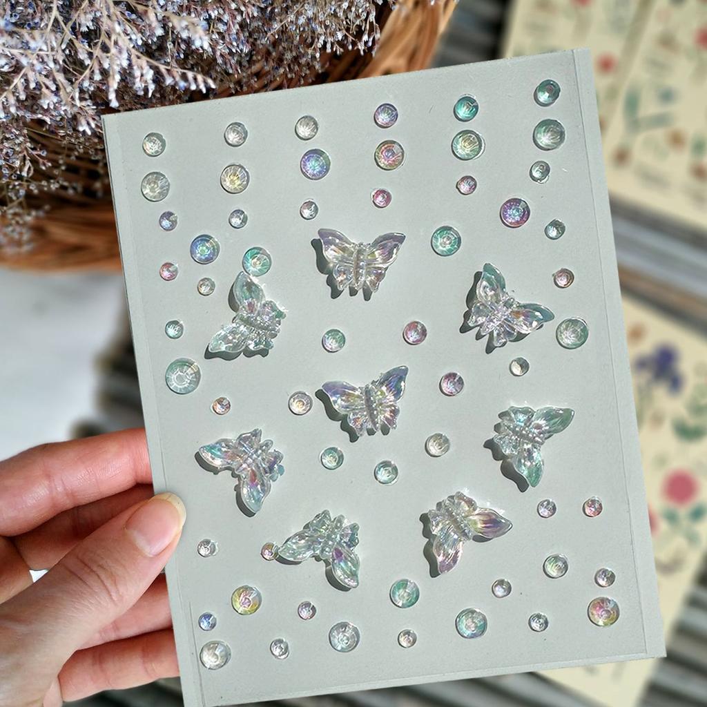Rhinestones Temporary Diamond Gems Sticker Crystal Tattoo Adhesive Festival Party Eyes Face Body Makeup Nail Art Decor Sticker