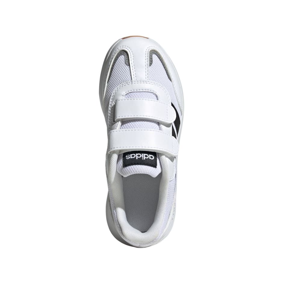 Adidas Tensaurs Switch Cf Comfortable Durable Low Top Kids Skate Shoes Kids Skate Shoes White Black Gray JQ4765