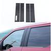 Window B Pillar Post Cover Trim Sticker Decal For Ford F150 2015+ Carbon Fiber