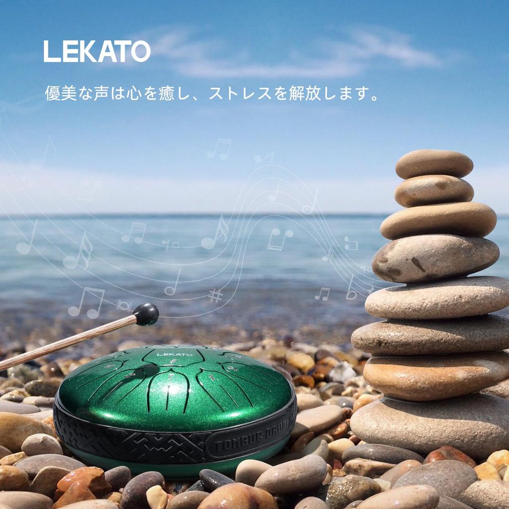 Щелевой барабан Tongue Drum 11 нот 6 дюймов с сумкой для хранения Музыкальный инструмент Ударный инструмент Йога Медитация Дзен Молитва Ноты включены