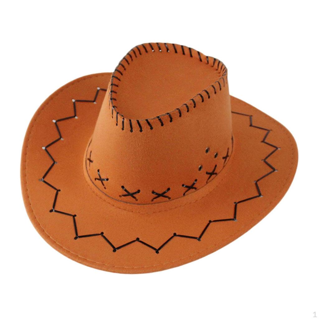 Ковбойская шляпа для мальчиков с широкими полями для фестиваля, рыбалки