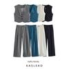 Women's Kaslead Straight-Leg Trousers Sleeveless Vest
