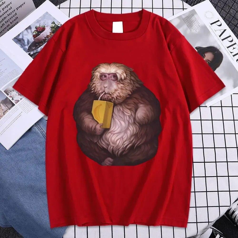 Забавная футболка с графическим принтом Zoon XingXing Monkey, летние хлопковые футболки с короткими рукавами, одежда унисекс с круглым вырезом, крутая футболка большого размера