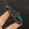 Green Fire Labradorite Pendant Copper Wire Wrapped Pendant Handmade Antique Pendant Copper Jewelry Gemstone Pendant Elegant Jewelry For Gift