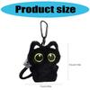 Милый плюшевый брелок в виде черного кота, очаровательный кошелек для монет в виде животного, уникальная подвеска для женщин и студентов