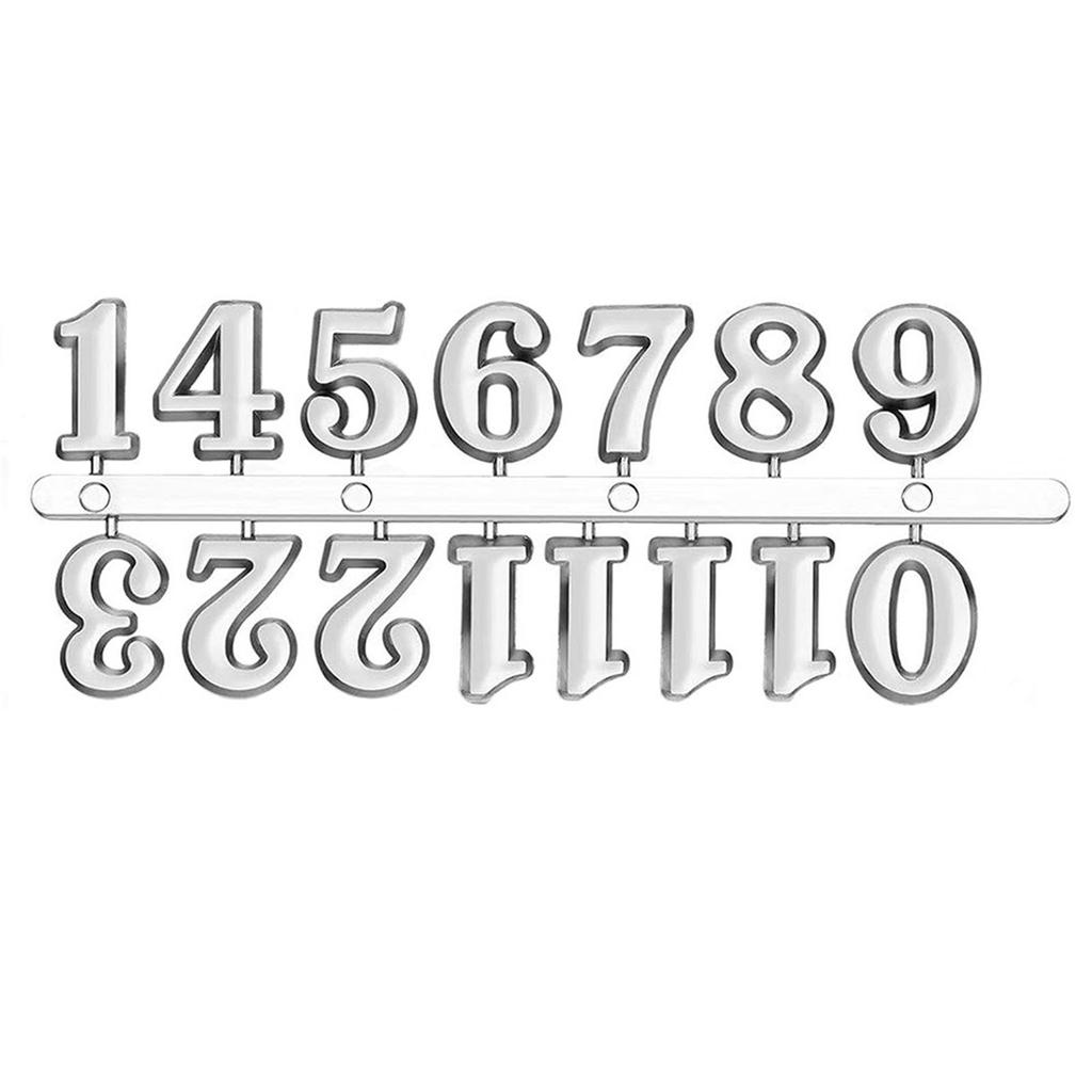 Креативные цифры для часов, металлические сменные цифры в арабском или римском стиле, аксессуары для замены часов