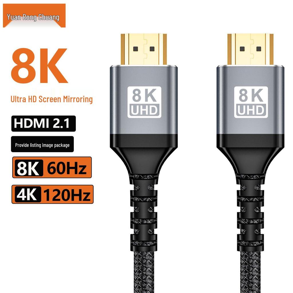 Видеокабель 8K 60 Гц HDMI 2.1 с высокой частотой обновления для телевизора, монитора, проектора
