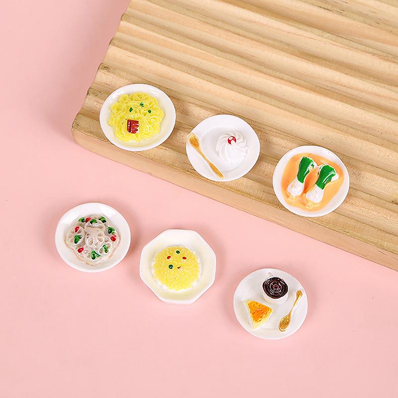1 шт. аксессуары для кукольного домика мини-блюдо для димсамов сделай сам миниатюрный пейзаж декор для сада сказки ролевые украшения для еды