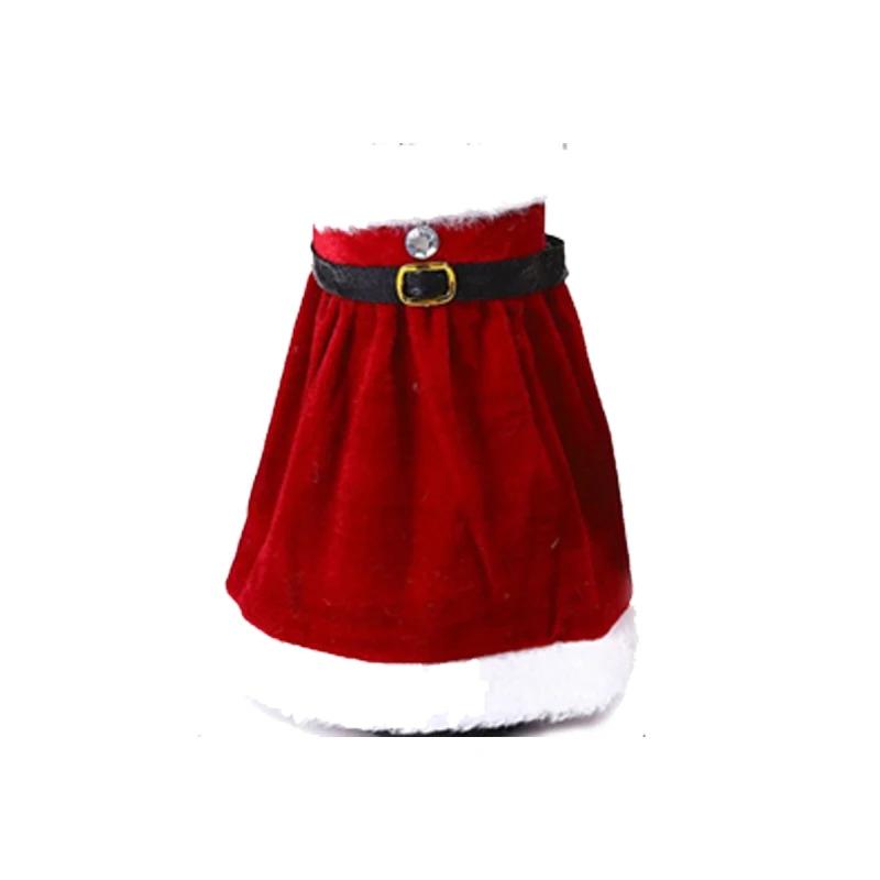 Christmas Wine Bottle Covers Creative Festive Decoration Dress Style Cover Set for Holiday Party Table Home Decor Kitchen Gift