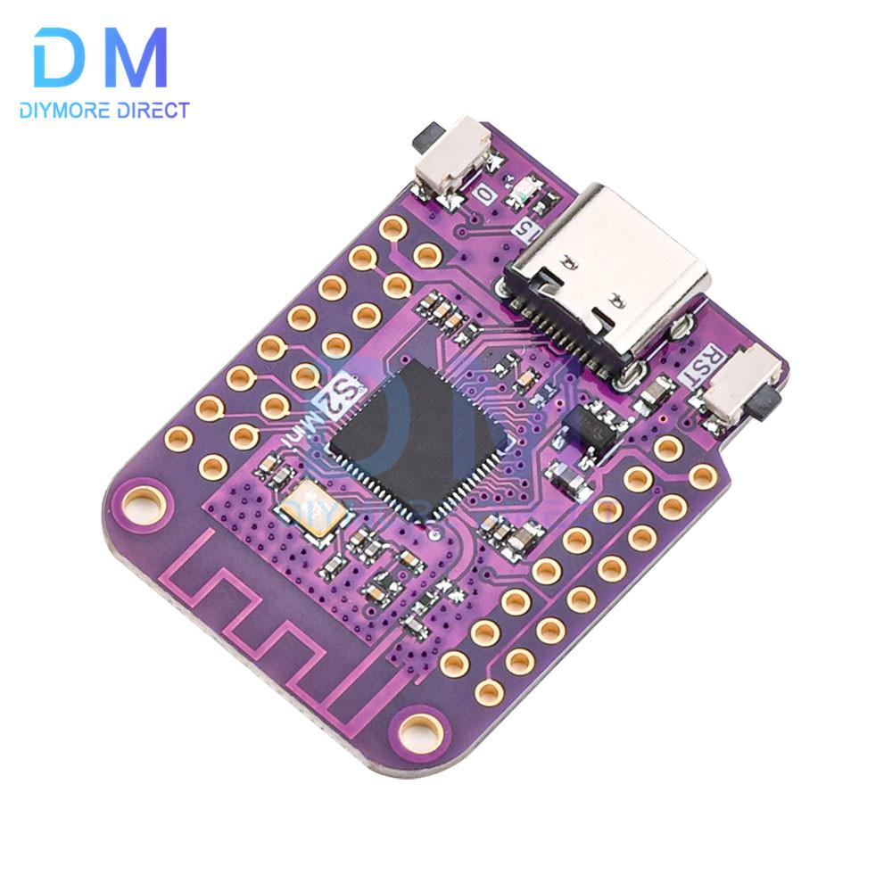 10 шт. ESP32 S2 Mini WiFi плата на базе ESP32-S2FN4R2 ESP32-S2 4 МБ Flash Type-C Connect Совместимо с MicroPython