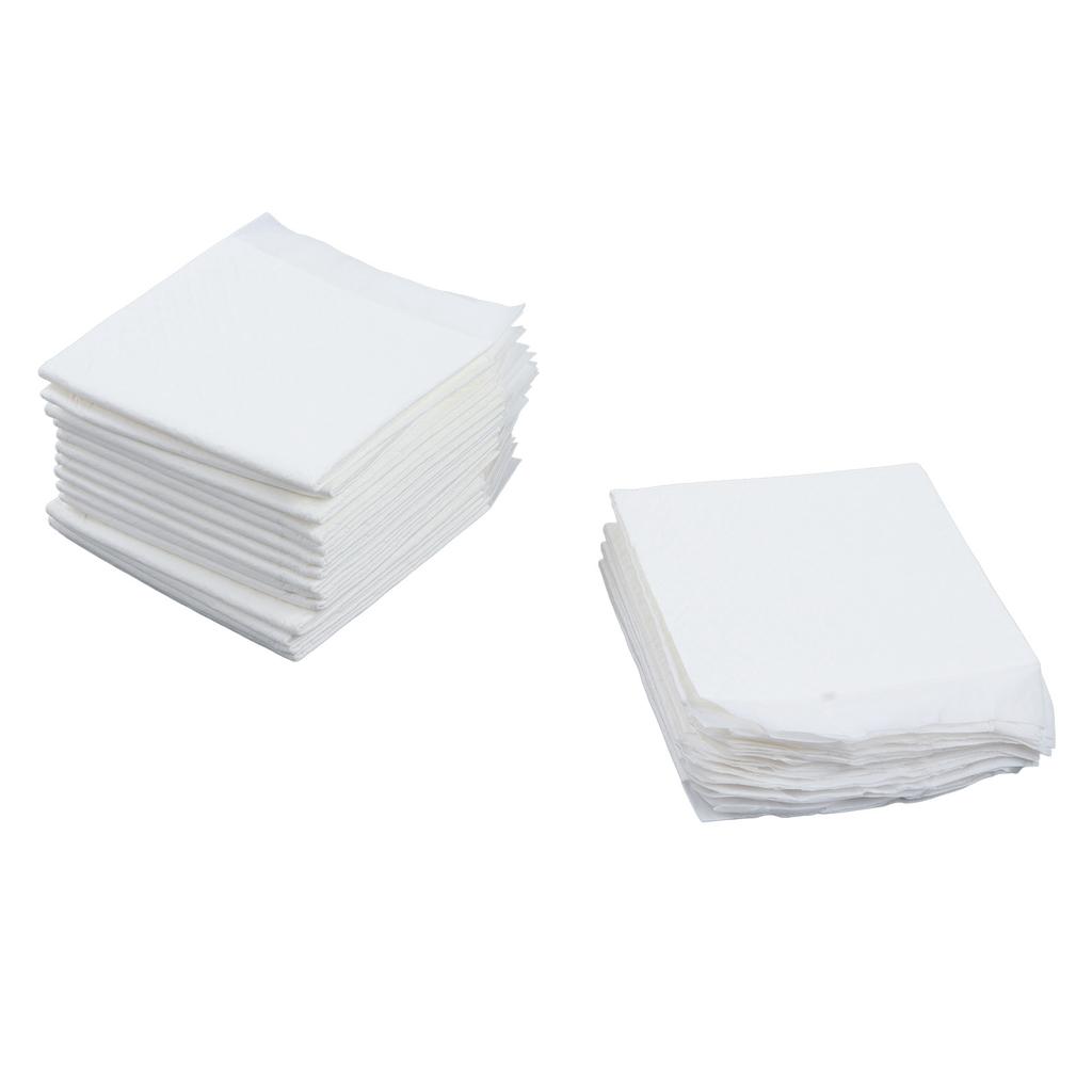 20pcs Baby Changing Pad Soft Comfortable Non Woven Material Disposable Waterproof Changing Table