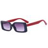 Fashion Brand Designer Rectangle Sunglasses Men Retro Punk Square Eyewear Classic Black Driving Sun Glasses