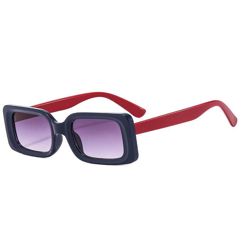 Fashion Brand Designer Rectangle Sunglasses Men Retro Punk Square Eyewear Classic Black Driving Sun Glasses