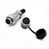 WEIPU WS16 TQ+ZM LED Light M16 Electrical Avaition Connector 2 3 4 5 7 9 10 Pin Adapter Male Plug Female Socket Rear Nut Seat