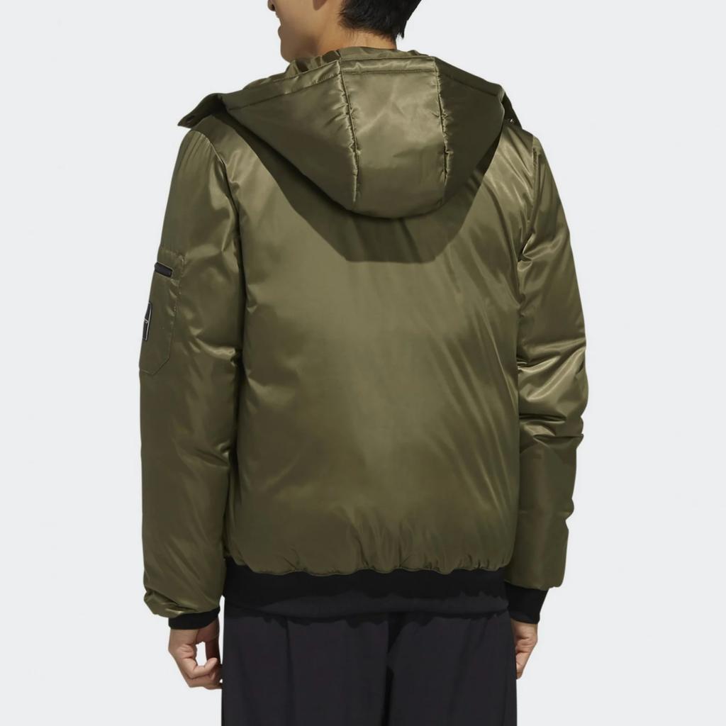 adidas Мужская пуховая куртка Neo M DWN BMB Коричневая EI4437