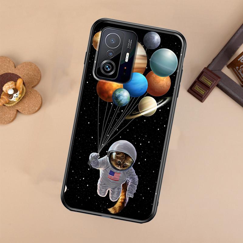 Чехол 'Кошки в космосе' для Xiaomi POCO X7 X6 Pro X3 X5 M6 F3 F5 F6 Pro 11T 12T 13T 14T Pro 13 14 Ultra